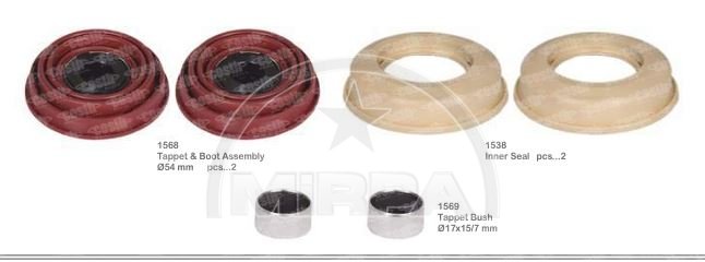 64140 | Caliper Piston & Seals Repair Kit
 