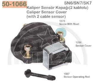 64149 | Caliper Plastic Cover (Sensor with 2 Cables)
 